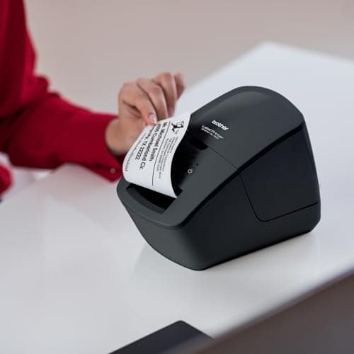 Brother QL-600 Desktop Monochrome Label Printer, up to 2.4" Label Width, No Ink Required, uses Genuine DK Drop-in Rolls for Fast Labeling and Easy Integration with Microsoft Applications 5