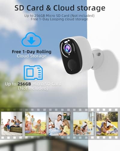 5G/2.4G WiFi Security Cameras Wireless Outdoor, 2K Battery Powered WiFi Cameras with AI Motion Detection Spotlight Siren,Color Night Vision, 2-Way Talk, Waterproof, Cloud/SD Storage, Works w/Alexa 6