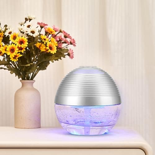 ap airpleasure Water-Based Purifier Air Washer, Air Revitalizer & Freshener, Air Fresher with 6 Colorful lights for Rooms (Silver) 16