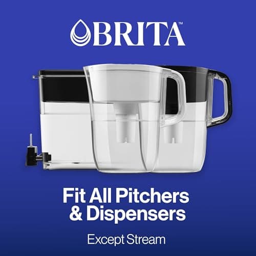 Brita Water Pitcher, Metro Elite Filter, Removes 99% of Lead, Includes 1 Filter, 6-Cup Capacity, White 13