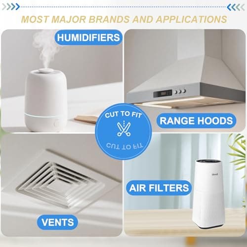 Dekiru Activated Carbon Filter Precut for HPA300 Prefilter Compatible with Honeywell Air Purifier Filter Replacement, Fit for Easy Installation Advanced Filters (6 Pack) 7