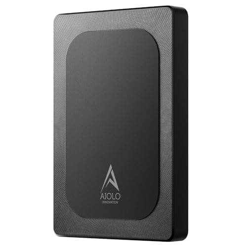 Aiolo Innovation 1TB External Hard Drive Ultra Slim Portable HDD-USB 3.0 USB-C for PC, Mac, Laptop, PS4, Xbox one,Xbox 360