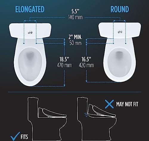 TOTO® WASHLET® S550e Electronic Bidet Toilet Seat with EWATER+® Bowl and Wand Cleaning and Auto Open and Close Contemporary Lid, Elongated, Cotton White - SW3056#01 9
