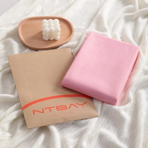 NTBAY Queen Cotton Pillowcases - Envelope Closure 20x30 Pillowcases Set of 2, Breathable and Soft Bed Pillow Cases, Pink 5