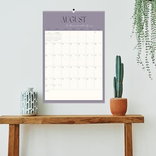 GuassLee Large Wall Calendar 2026-2027,22"x 15" Vertical Jumbo Desktop/Wall Calendar from Jan. 2026 to Jun. 2027,18-Month Hanging Planner with Julian Date for Office Home Organizing 6