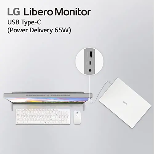 LG 27MQ70QC-S.AUS 27" QHD IPS HDR 10 Libero Monitor with Detachable Full HD Webcam 4