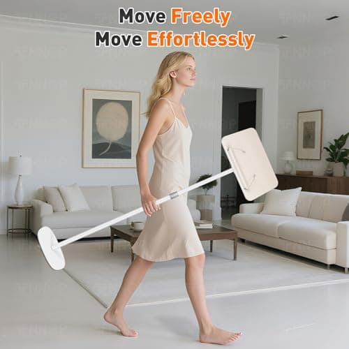 TNNOP Floor Standing Book Stand, Foldable Book Holder for Reading with Page Clips, 19"–51" Height Adjustable, Sturdy Podium Stand for Reading, Bible, Laptop, Cookbooks, or Projector 7