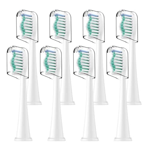 Toothbrush Heads, 8 Pack Electric Toothbrush Replacement Heads for Philips Sonicare Soft Dupont Bristles Replacement Toothbrush Heads for Oral Care