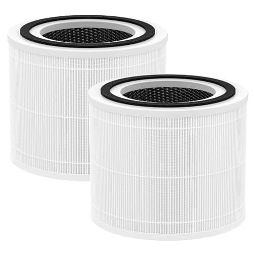 240 HEPA Replacement Filter Compatible with Puro 240 Air Purifier, 3 in 1 Grade Filtration HEPA 14 with Activated Carbon for 99.97% Air Pollutants Home Room, 240 Replacement HP-14 Filter, 2 Pack