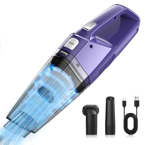 Bossdan Handheld Vacuum Cordless — 3-in-1 Hand Held Vacuum Rechargeable with 8000Pa Powerful Suction, 1.7 Lbs Lightweight Handheld Vac, 30-Mins Quick Dust Removal for Car, Kitchen & Home