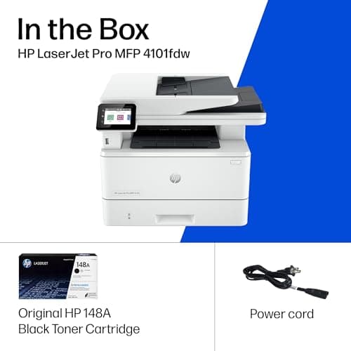 HP Laserjet Pro MFP 4101fdw Wireless Black & White All-in-One Laser Printer, Scanner, Copier, Fax, Best-for-Office (2Z619F) 8