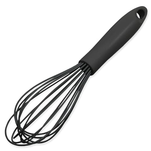 Chef Craft Premium Silicone Wire Cooking Whisk, 10.5 inch, Black