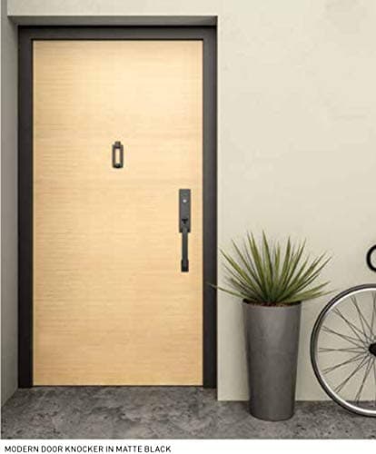 Taymor Modern Door Knocker (Matte Black) 8