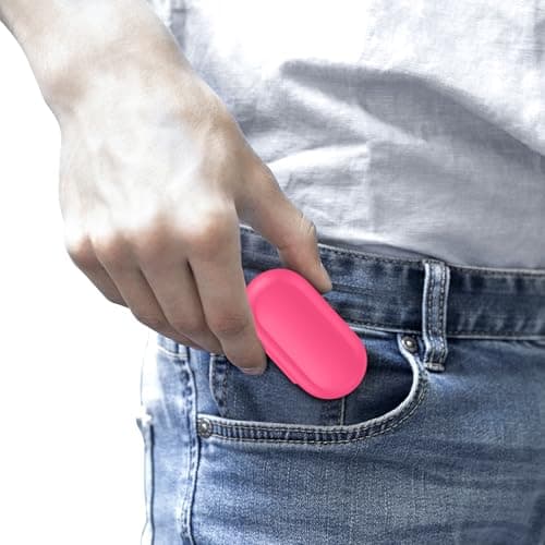 kurdene Wireless Earbuds Bluetooth 5.3 in Ear Buds Light-Weight Headphones,Deep Bass Sound,Built-in Mics Headset,Clear Calls Earphones for Sports Workout Hot Pink 6