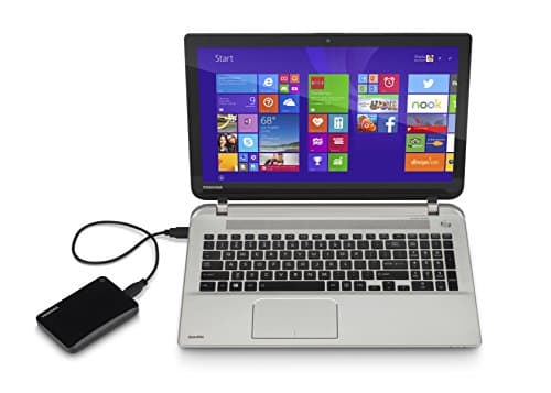 Toshiba Canvio Connect II 1TB Portable Hard Drive, Black (HDTC810XK3A1) 10