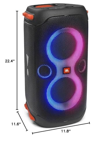 JBL PartyBox 110 - Portable Party Speaker with Built-in Lights, Powerful Sound and deep bass, Black 10