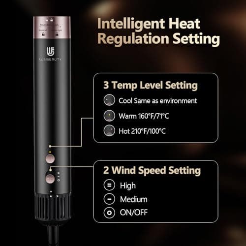 Blow Dryer Brush Hair Straightener: High Speed Hot Air Styler 110,000 RPM for Fast Drying Straightening Volumizing, One Step Volumizer with PTC Smoothing Comb Negative Ion for Silky (Green) 6