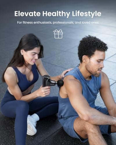 RENPHO Mini Thermacool Massage Gun with Heat and Cold, Professional Pocket-Sized Percussion Massager, FSA Eligible HSA, Portable Deep Tissue Massager, Quiet Operation with Travel Carry Bag 8