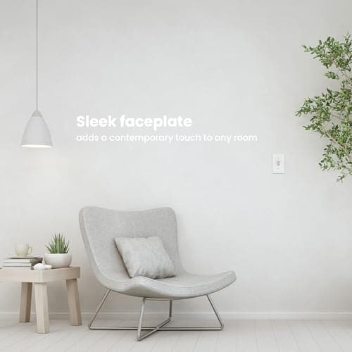 Feit Electric Toggle Dimmer with Light Switch for Dimmable LED Light Bulbs, Single Pole or 3-Way, Wall Plate and Wire Nut Installation Included, DIM/Toggle/2, 2 Pack 6