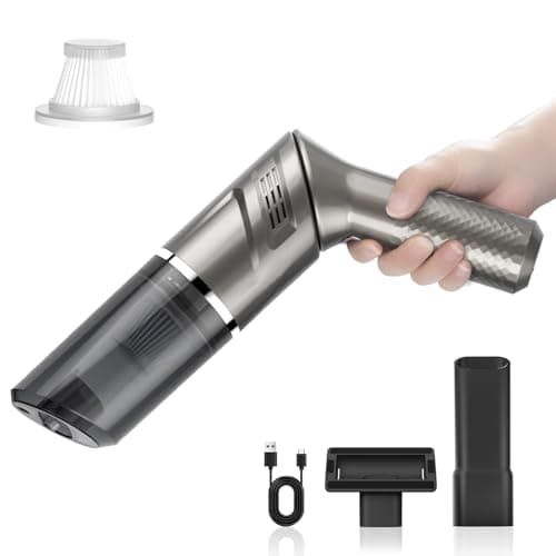 MZGO Car Vacuum Portable Cordless 120W/12kPa High Power Handheld Portable Handheld Vacuum Cordless Cleaner with Low Noise Wet and Dry Use Auto Vacuum Cleaner for Car Home Cleanning