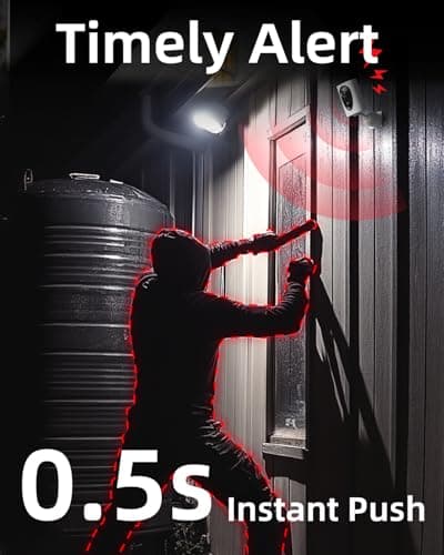 virtavo VistaFlask 2K Security Cameras Wireless Outdoor, Battery Powered, AI Motion Detection, for Home Security, Starlight Lens for Colorful Night Vision, 2-Way Audio, Weatherproof, Cloud/SD Storage 8