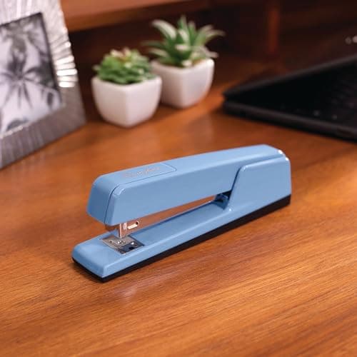 Swingline Stapler, 30 Sheet Capacity, 747 Classic Stapler, Jam Free, Metal, Sky Blue (74708) 6