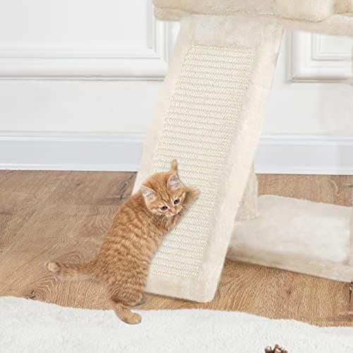 HOOBRO Cat Tree, 34.6-Inch Small Cat Tower with Soft Plush Perch, for Kittens, 3-Tier Cat Condo Furniture with Scratching Posts, with Anti-Tipping Kit, Sturdy, Indoor BE09CT03 8
