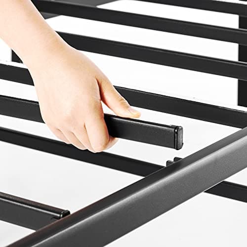 Best Price Mattress Full 18 Inch Black Metal Platform Bed Frame 7