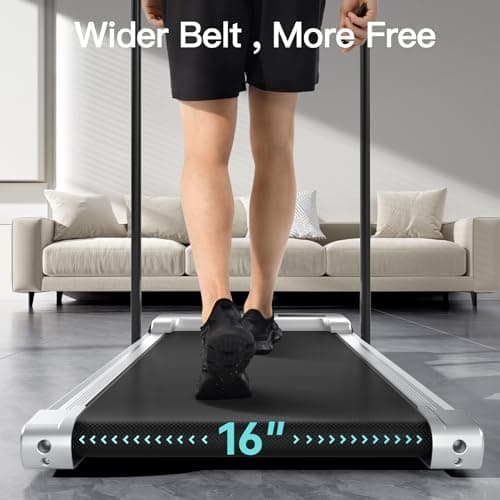 UMAY Fitness Treadmill with 3-Level Incline, Treadmills for Home Auto Folding with Pulse Sensors, 300 LBS Capacity, 3.0HP Quiet Brushless, Max 8.7 MPH 6