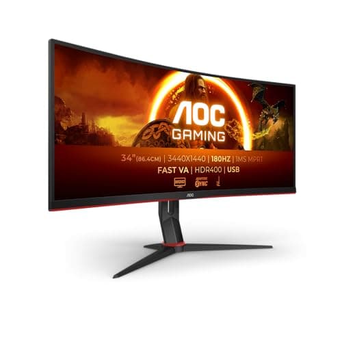 AOC Gaming CU34G2XP/BK skaerm - WLED -