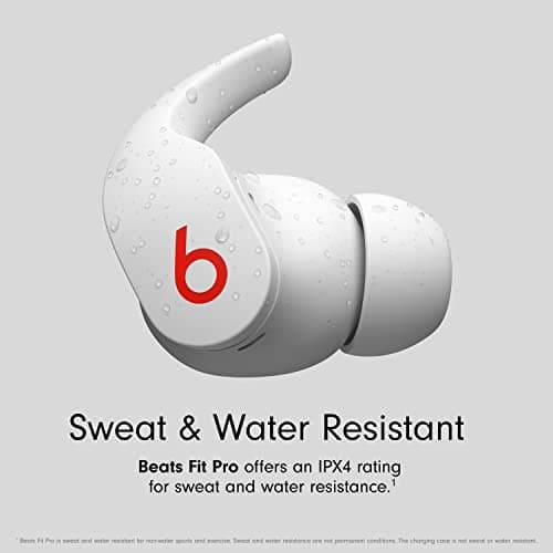 Beats Fit Pro True Wireless Bluetooth Noise Cancelling in-Ear Headphones - White 9