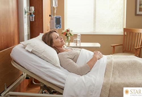 Marquis Mills 2 Pack MediCheck White Vinyl Covered Bed Pillows - Wipeable Easy Clean - Soft Low Profile Non-Fluffy Support - Not an Encasement or Zippered Protector - 20 in x 26 in 7