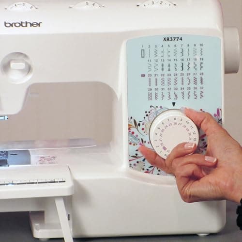 Brother Sewing and Quilting Machine, XR3774, 37 Built-in Stitches, Wide Table, 8 Included Sewing Feet 10