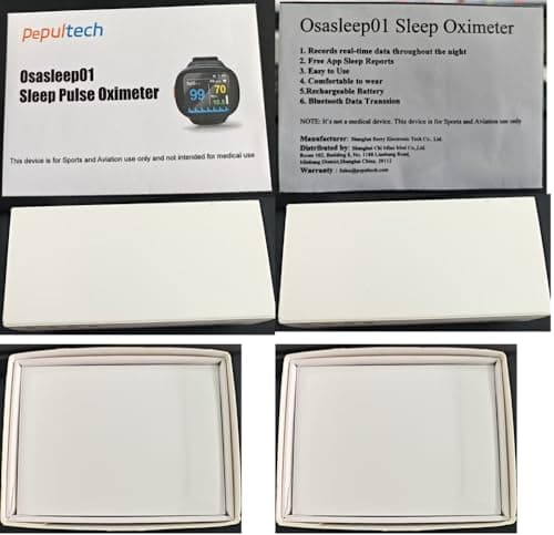 Pepultech Wrist Sleep Pulse Oximeter, Rechargeable Continuous SpO2 & Heart Rate Monitor with Buzzer Reminder, Bluetooth Blood Oxygen Saturation Tracker with Free APP Sleep Report- Non Medical Use 8