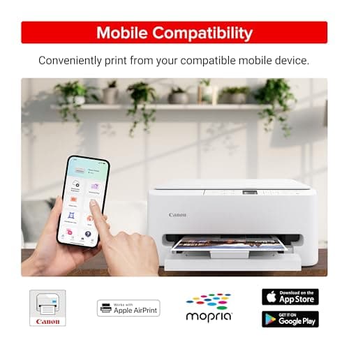 Canon PIXMA TS6520 Wireless Color Inkjet Printer Duplex Printing, White – Home Printer with Copier/Scanner, 1.42” OLED Display, Intuitive Control Panel, Compact Design 5