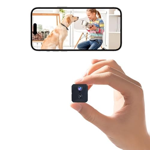 4K Spy Camera, True Wireless Hidden Camera, 2.4G WiFi Needed, Spy Cam Home, 30-Day Standby, Portable Cordless Security Camera with Cloud/SD Storage, Auto Night Vision, More Precise Motion Detection
