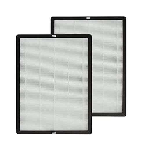 PUREBURG Replacement Filter Compatible with TaoTronics TT-AP007 Air Purifier,2-Pack H13 HEPA Activated Carbon 2-in-1 4-Stage Filtration Air Clean Dust VOCs