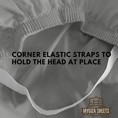 Split Top King Fitted Sheet Only for Sleep Number Adjustable Beds,100% Giza Cotton,Split Top King Fitted Sheet for Adjustable Bed,Adjustable Bed Fitted Sheet 34" Flex Head King Size,1 Pc (Light Grey) 6