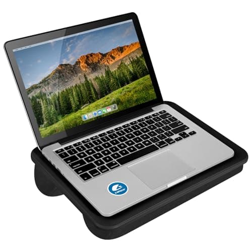 LAPGEAR Compact Lap Desk – Fits Up to 14″ Laptops – Black– Style No. 43108 7
