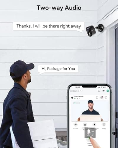 LongPlus Security Cameras Wireless Outdoor Camera Wireless Camera for Home Security, Battery Powered WiFi Cameras with AI Motion Detection, 2-Way Talk, Cloud/SD Storage 6