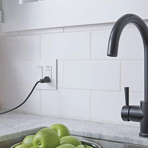 Legrand radiant TM870WCC10 15 Amp Rocker Wall Switch, Single Pole Decorator Light Switches, White (1 Count) 10