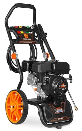 Wen 3400 PSI Gas Pressure Washer with 223cc Engine, 2.7 GPM Flow Rate and Onboard Soap Tank (PW224G)