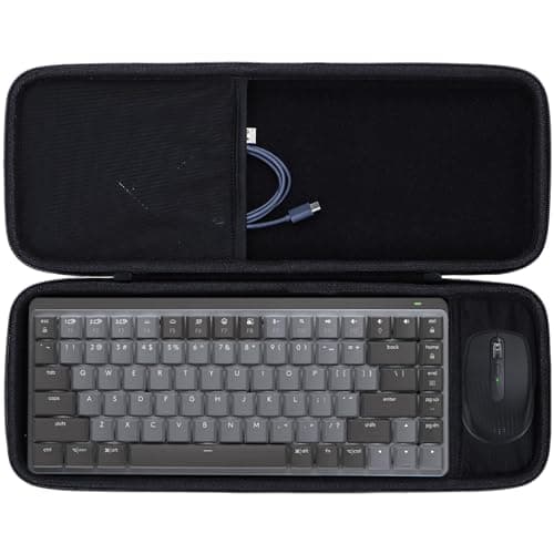 Lebakort Hard Case Compatible with Logitech MX Mechanical Mini Keyboard MX Anywhere 3S Compact Mouse Combo