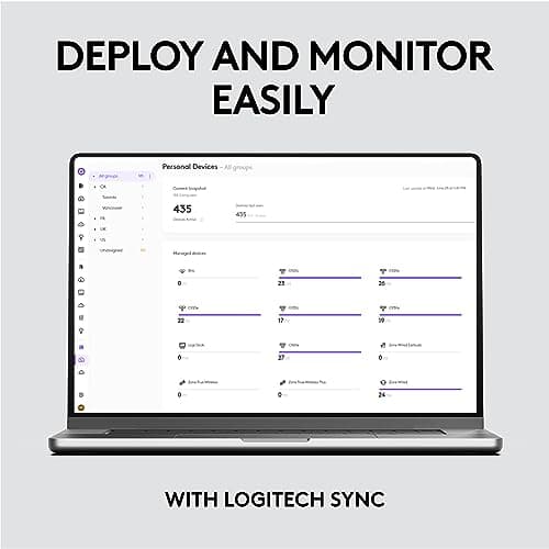 Logitech Brio 105 Full HD 1080p Business Webcam with Auto-Light Balance, USB-A, Privacy Shutter, Easy Set-Up, Compatible with Windows, macOS, ChromeOS 9