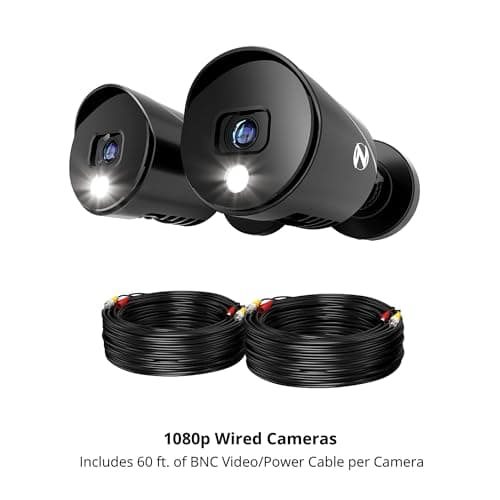 Night Owl Wired 1080p HD Indoor/Outdoor Add On Spotlight Cameras (2-Pack) (Requires Compatible DVR - Sold Separately) 6