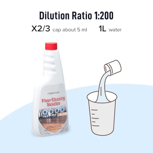 roborock QV 35A Robot Vacuum and Mop with Official Floor Cleaning Solution 9