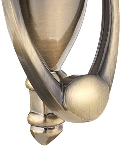 Prime-Line S 4235 Door Knocker and Viewer, Diecast Construction, Antique Brass Finish (Single Pack) 3