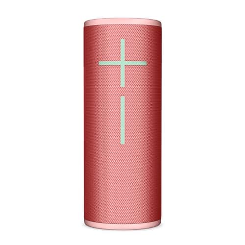 Ultimate Ears MEGABOOM 4 Portable Waterproof Bluetooth Speaker, 360-Degree Sound, Thundering Bass, 147ft Range, 20-Hour Battery, Floating Speaker - Red