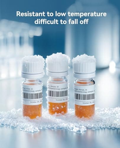 NIIMBOT Label Maker for Plant Labels, M2 Bluetooth Label Printer with Black Ribbon Cartridge and White Labels, 300 DPI, Compatible with 7 Android, 3 iOS, PC 8