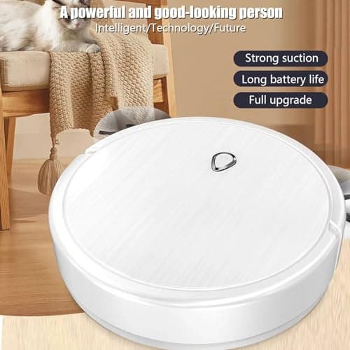Robotic Vacuum Cleaner,Robot Vacuum and Mop,Featuring a 3-in-1 Comprehensive Cleaning System That vacuums and mops,Tangle-Free Design,Obstacle Avoidance,Ideal for Hard Floor,Pet Hair, Carpet 7